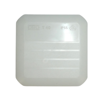 OBO T40 Junction Box 90x90x52mm IP55 Side Cable Entry Cutouts