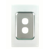 T2G Opal Series 2 Gang Utility Plate