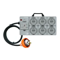 Power Board 3 Pin 15A to 3 Pin 15A RCBO Protected