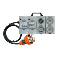 Power Board 5 Pin 20A to 5 Pin 20A and 3 Pin 15A RCBO Protected