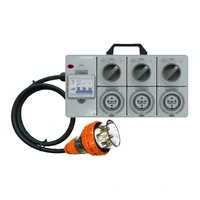 Power Board 5 Pin 32A to 5 Pin 10A RCBO Protected
