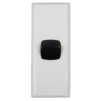 Powerclip 1 Gang ARCHITRAVE Light Switch Extra Low Voltage 12-24V