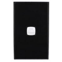 Powerclip 1 Gang Light Switch Extra Low Voltage 12-24V | Black