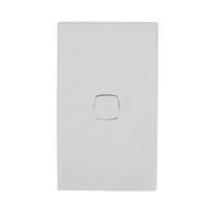 S1 Powerclip 1 Gang Light Switch 10 Amp 240v