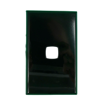 S1C Powerclip 1 Gang Light Switch Black Cover Only
