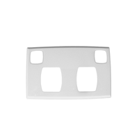 Powerclip Double Power Point GPO 10 Amp Cover White