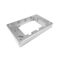 20mm Mounting Flange suit Silver Light Switches and Power Points - Silver