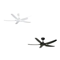 Pro-Vision PVCF-6028 56" DC Ceiling Fan 5 Blade 6 Speed Remote