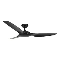 Pro-Vision PVCF-6065B 64" DC Ceiling Fan 6 Speed Remote Black No Light