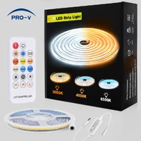 Pro-Vision 24V COB LED Strip Light Kit CCT 2700K-6500K 10m IP20 + Remote