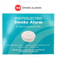 Red Smoke R9 9v Battery Stand-Alone Smoke Alarm