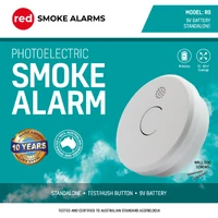 Red Smoke R9 9v Battery Stand-Alone Smoke Alarm