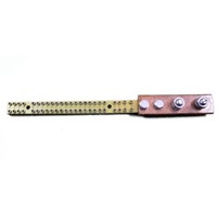 24 Hole Switchboard Bare Link Bar with Copper Connection Tag 165 Amp