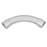 Electrical Conduit Bends, 90 degree, 25mm Grey