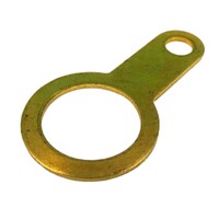 Brass Earth Tag 20mm