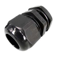 25mm Nylon Cable Gland Glands Electrical IP68 Waterproof Black