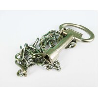Electrical Panel Key & Keeper Chain -  Triangle Pattern