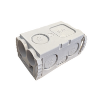 Recessed Mounting Block in White