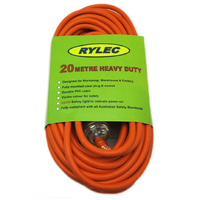 Power Extension Lead Cord 20M Heavy Duty 1.5mm Cable with 10 Amp Plug & Socket