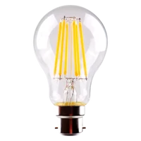 SAL LG9 GLS LED Lamp 8W E27 2700K Warm White - Dimmable Clear
