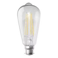 SAL Vintage Deco LST21WW LED Filament Lamp 8W E27 - Dimmable Warm White