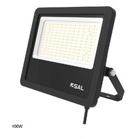SAL Tradestar SE7169MP100TC LED Floodlight 100W IP66 IK08 - Black
