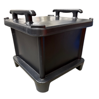 Distribution Box Cube in Black from Electrotraders