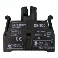 Sprecher + Schuh D5-3D0 Contact Block And Lamp Holder
