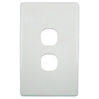 Tesla Standard Series 2 Gang Light Switch Replacement Cover