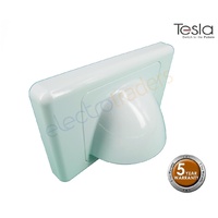 Tesla Bullnose Wall Plate with Bristle Opening