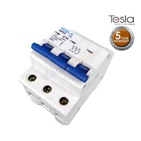 TESTMCB3P10 Tesla Circuit Breaker 10 Amp Three Pole 6kA Rating