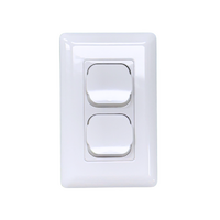 Dolly Large Vertical 2 Gang Switch 35mm Mech