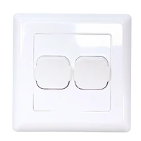Tesla XL Dolly 2 Gang Light Switch 35mm Mech