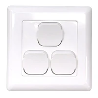 Tesla XL Dolly 3 Gang Light Switch 35mm Mech