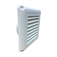 Tesla Fixed Grille Externally Mounted with Fixed Louvres 100mm