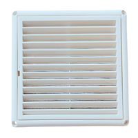 Tesla V2012 External Fixed Louvre Grille for 125mm Exhaust Fans 120mm Cut-Out