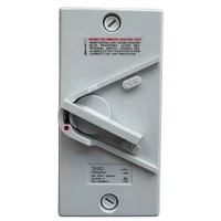 Tesla TWIS2P20L 2 Pole Weatherproof Isolator Switch 20A 250V M180 Surface Mount