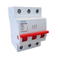 Tesla TMS3P100 Main Switch Isolator 100 Amp Three Pole 415V 10kA IEC 60947-3