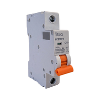 Tesla MCB10K1P10 Circuit Breaker 10 Amp Single Pole 10kA C Curve MCB
