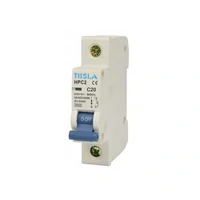 Tesla MCB1P20 Single Pole 20 Amp 6kA C Curve Miniature Circuit Breaker