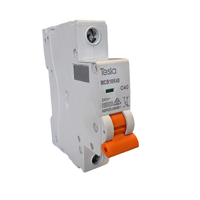 Tesla MCB10K1P40 Miniature Circuit Breaker 40 Amp Single Pole 10kA C Curve DIN Rail or Chassis Mount