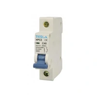 Tesla MCB1P40 Single Pole 40 Amp 6kA C Curve Miniature Circuit Breaker