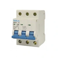 Tesla MCB3P50 3 Pole 50 Amp 6kA C Curve Miniature Circuit Breaker