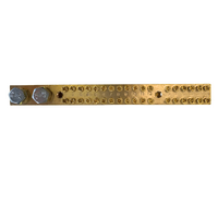 Tesla NB-18 18 Hole Earth/Neutral Brass Bar 165A
