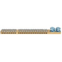 Tesla NB-24 24 Hole Earth/Neutral Brass Bar 165A