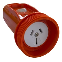Tesla SPP15 Suspension Extension Socket 15A 250V 3 Pin Switched Double Pole Orange