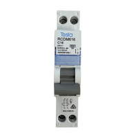 Tesla RCBO6K16 Single Pole 16 Amp 6kA 30mA Type A RCBO Safety Switch