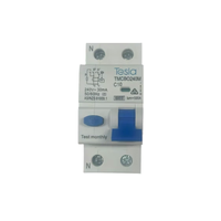 Tesla TMCBO210MA 10 Amp 2 Pole RCBO Safety Switch 6kA 30mA Type A Switched Neutral Double Module