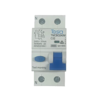 Tesla TMCBO232MA 32 Amp 2 Pole RCBO Safety Switch 6kA 30mA Type A
