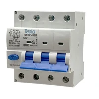 Tesla TMCBO432M 4 Pole 32 Amp 6kA Type A RCBO Safety Switch